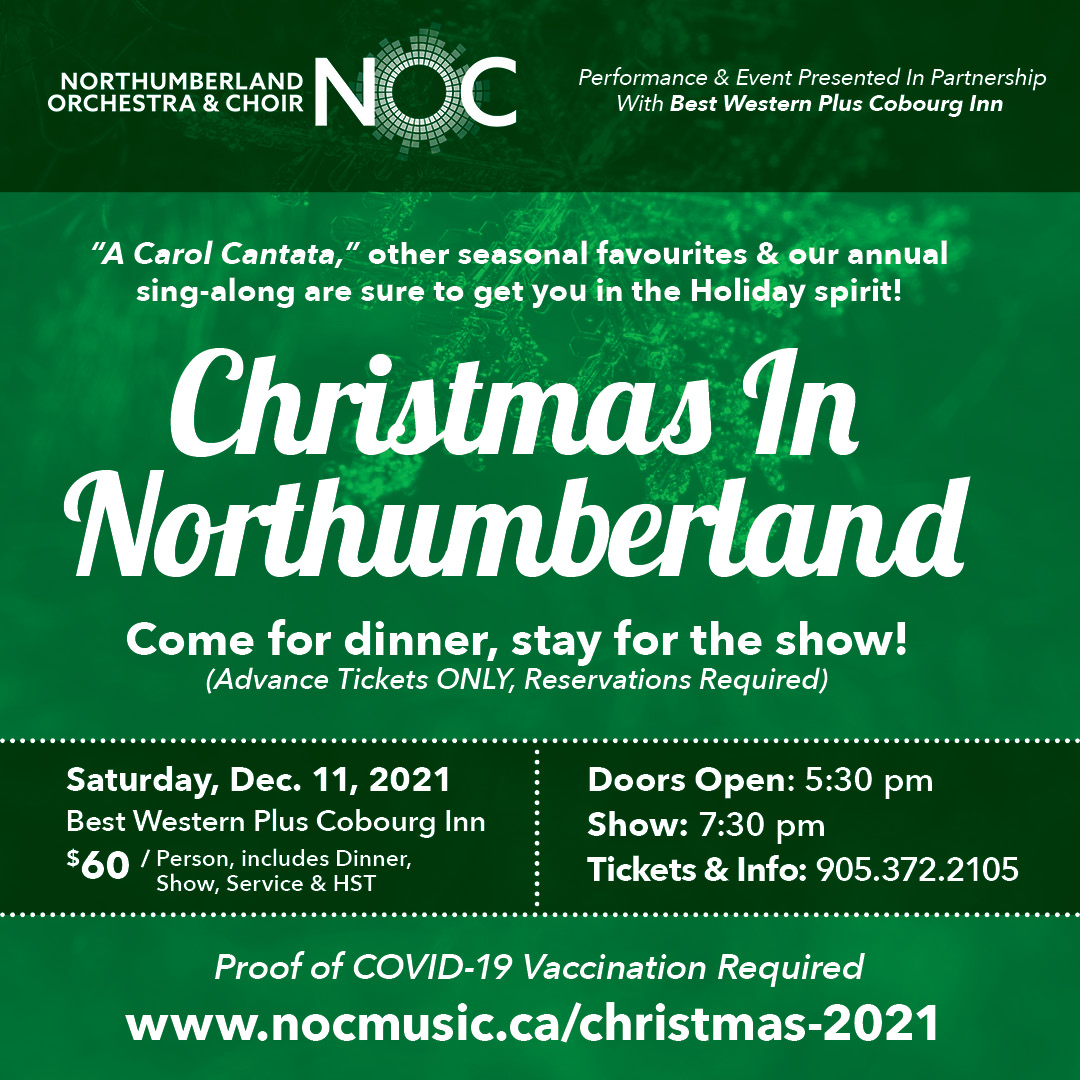 NOC Christmas In Northumberland Performance & Dinner
